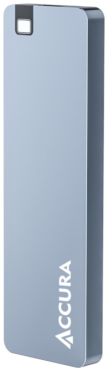 Obudowa do dysków twardych Accura M.2 NVMe USB-C Aluminium srebrna