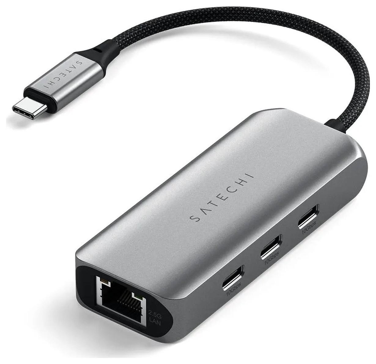 Satechi 4w1 USB-C 3.2 gen.2 | 3x USB-C 3.2 gen.2 | 1x Ethernet 2.5 Gb