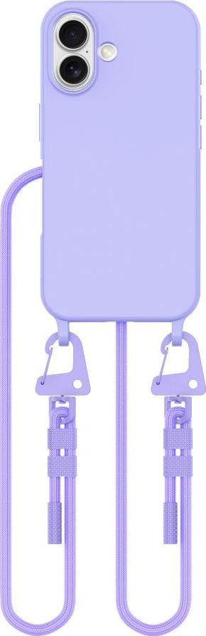 Etui typu plecki Tech-Protect Magnecklace MagSafe do iPhone 16 lawendowy