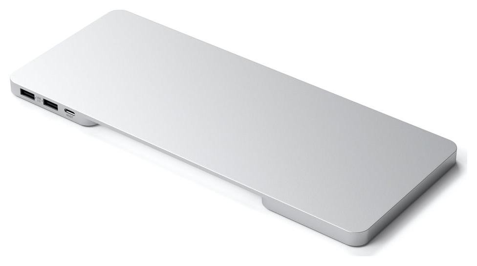 Satechi Slim Dock do iMac 24'' USB-C (USB-C 10Gb, USBA-A 10Gb, 2x USB-A, czytnik kart micro/SD, kieszeń na NVMe SATA) (srebrny)