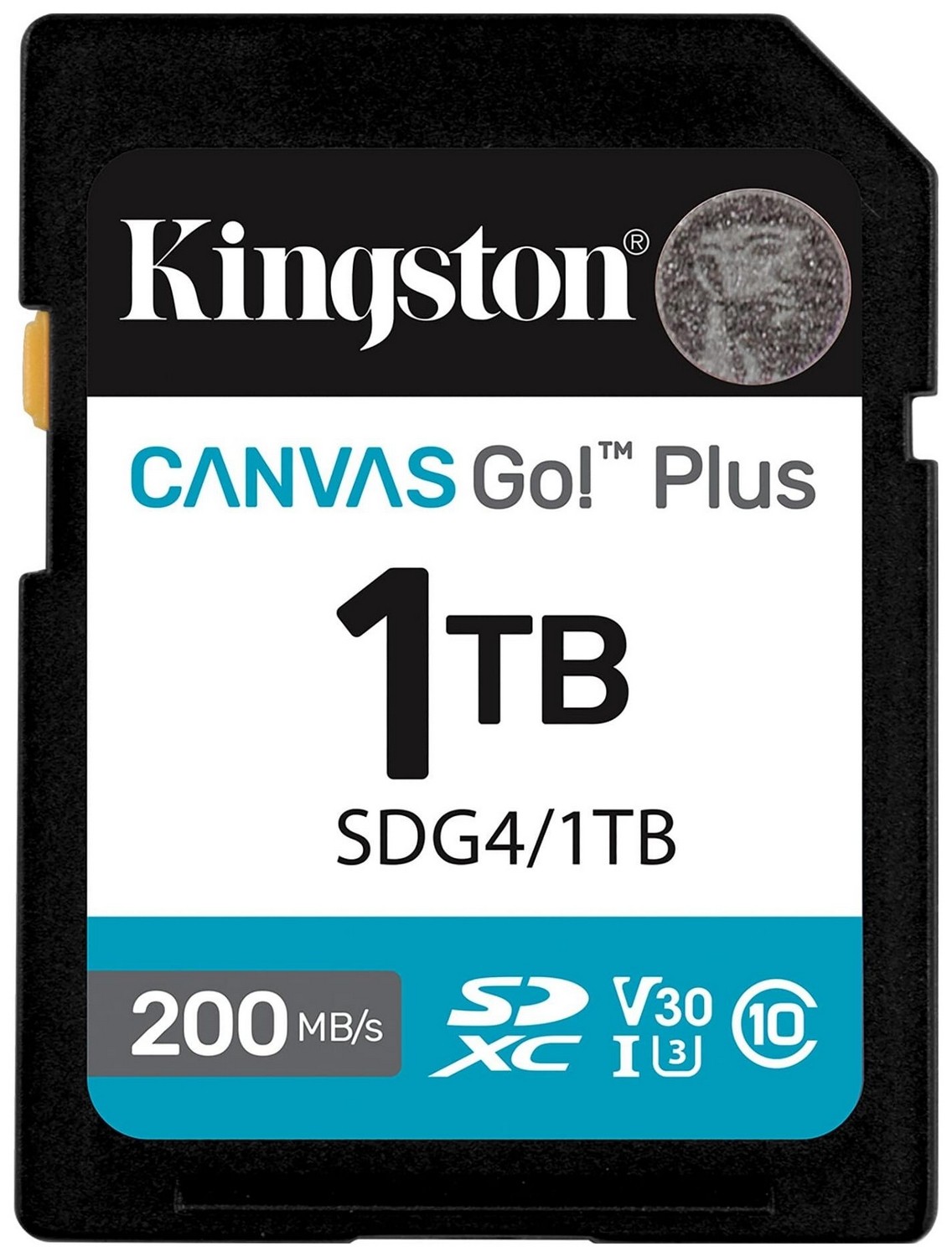 Kingston SDXC Canvas Go Plus Gen4 1TB C10 UHS-I U3 V30