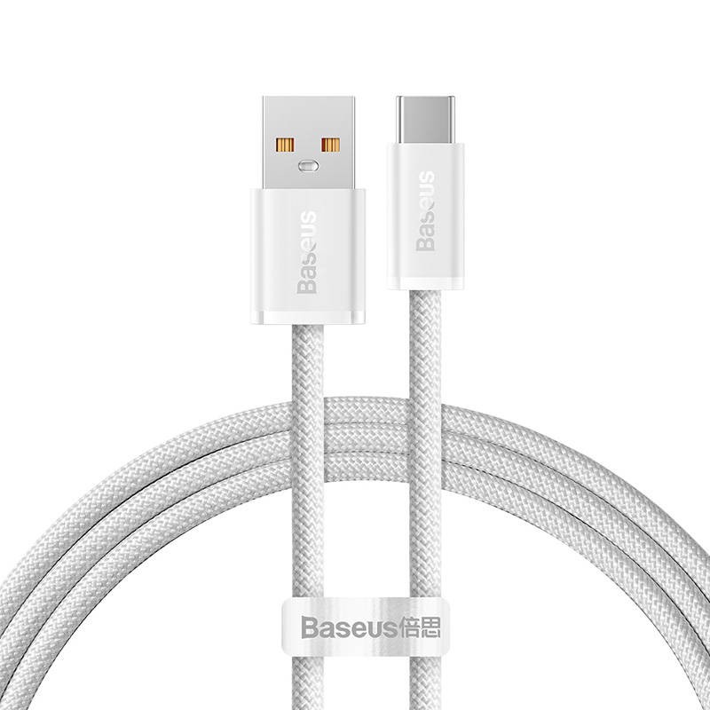 Baseus Dynamic Series USB do USB-C, 100W, 1m (biały)