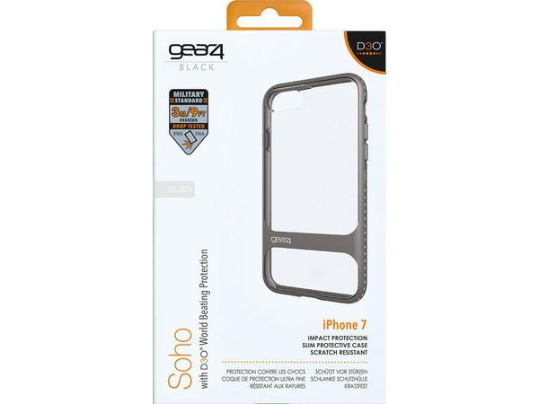 Etui Soho do iPhone 7/8 srebrne