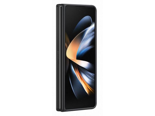 SAMSUNG Etui Leather Cover do Z Fold 4 5G Black