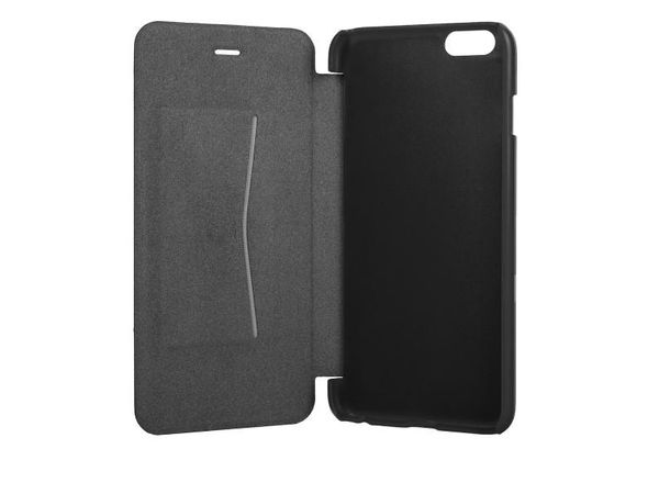 Etui Folio RanaCase do iPhone 6+ czarne metaliczne