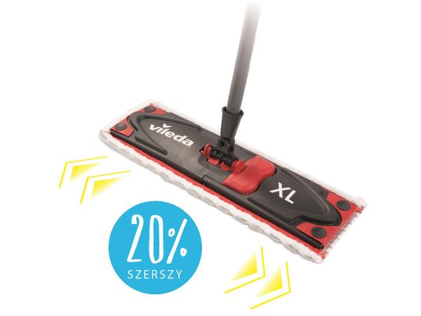 VILEDA Zestaw Vileda UltraMax XL BOX - mop płaski + wiadro