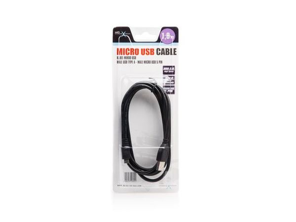 NATEC KABEL MICRO USB 2.0 AM-MBM5P 1.8M