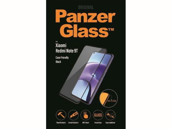 PANZERGLASS Szkło do Xiaomi Redmi Note 9T CF Black