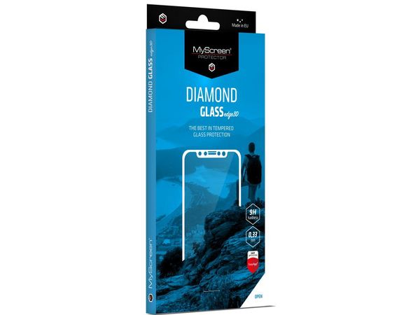 MyScreen SZKŁO DIAMOND GLASS edge3D Black Samsung Galaxy S21 Ultra