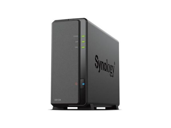 SYNOLOGY Serwer DS124 1x0HDD RTD1619B 1GB DDR4 1xRJ45 2xUSB 2Y