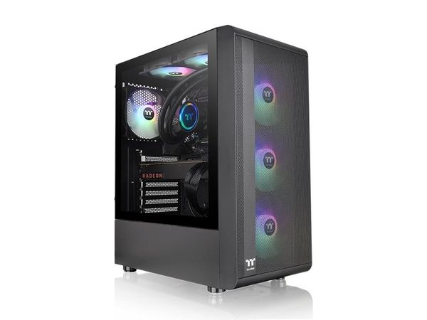 THERMALTAKE S200 Tempered Glass ARGBx3 Czarna CA-1X2-00M1WN-00