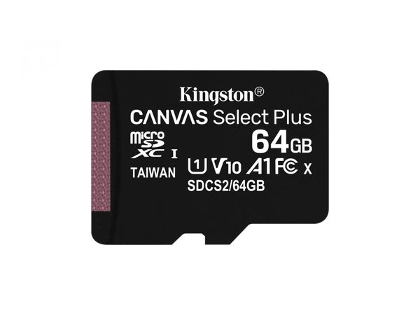 KINGSTON MicroSDXC 64GB 100MB/s SDCS2/64GBSP