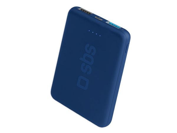 SBS 5000 mAh Pocket 2xUSB Blue