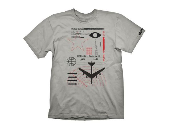 GAYA ENTERTAINMENT T-Shirt Call of Duty: Cold War "Radar" Jasnoszary XXL (Blister)