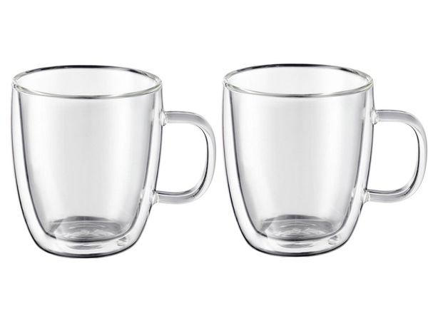 AMBITION Komplet 2 szklanek termicznych Mia 350 ml (96855) - do mrozonej kawy