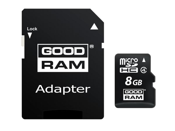 GOODRAM microSD 8GB + adapter SD*M40A-0080R11