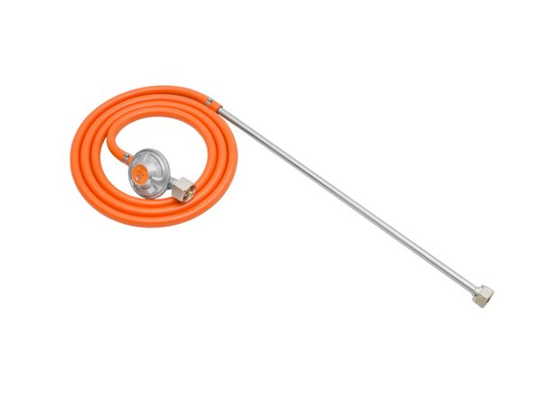 LECHAR Wąż + reduktor z manometrem + zl.długa prosta 2m FPB-DP-200