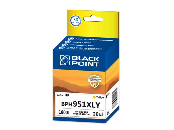 BLACK POINT BPH951XLY zamiennik HP CN048AE yellow