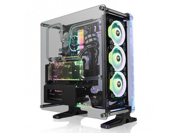 THERMALTAKE DistroCase 350P Black Tempered Glass CA-1Q8-00M1WN-00