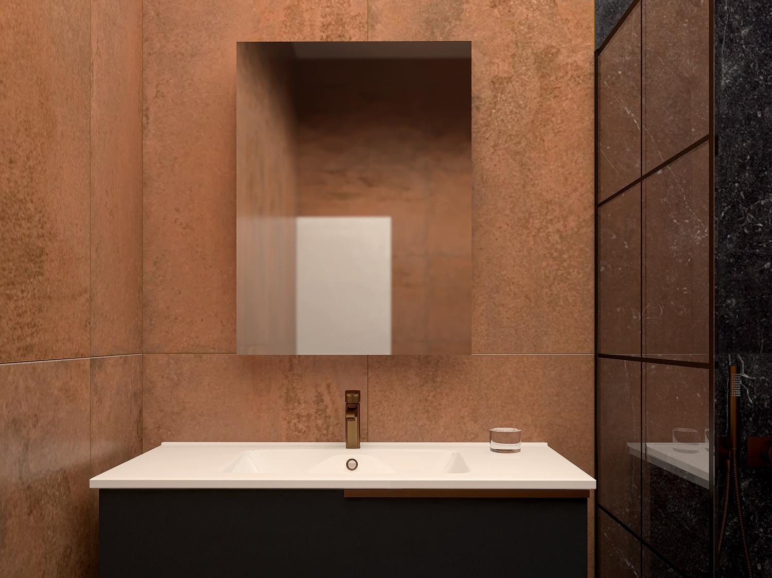 Lustro ścienne 60x80cm bez ramy prostokatne CLEAR