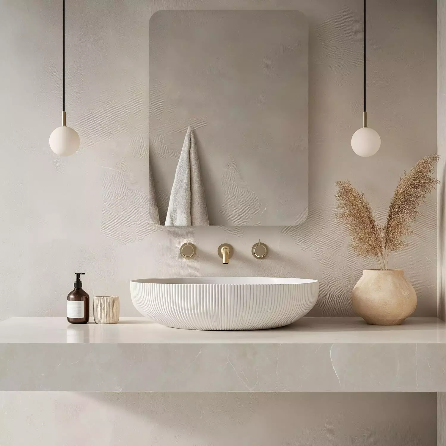 Lustro prostokątne z zaokrąglonymi rogami 70x100 CLEAR