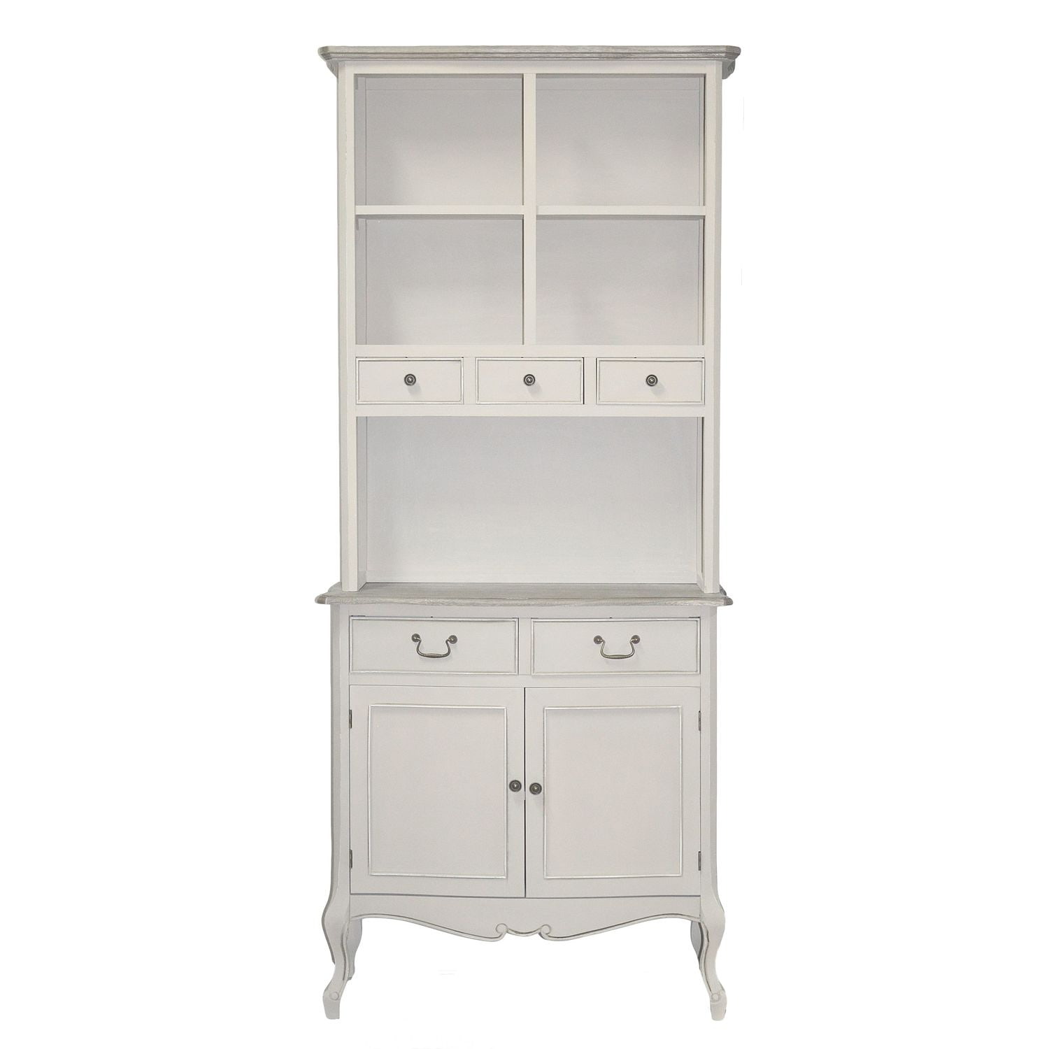 Kredens w kolorze białym z szufladami w stylu Vintage