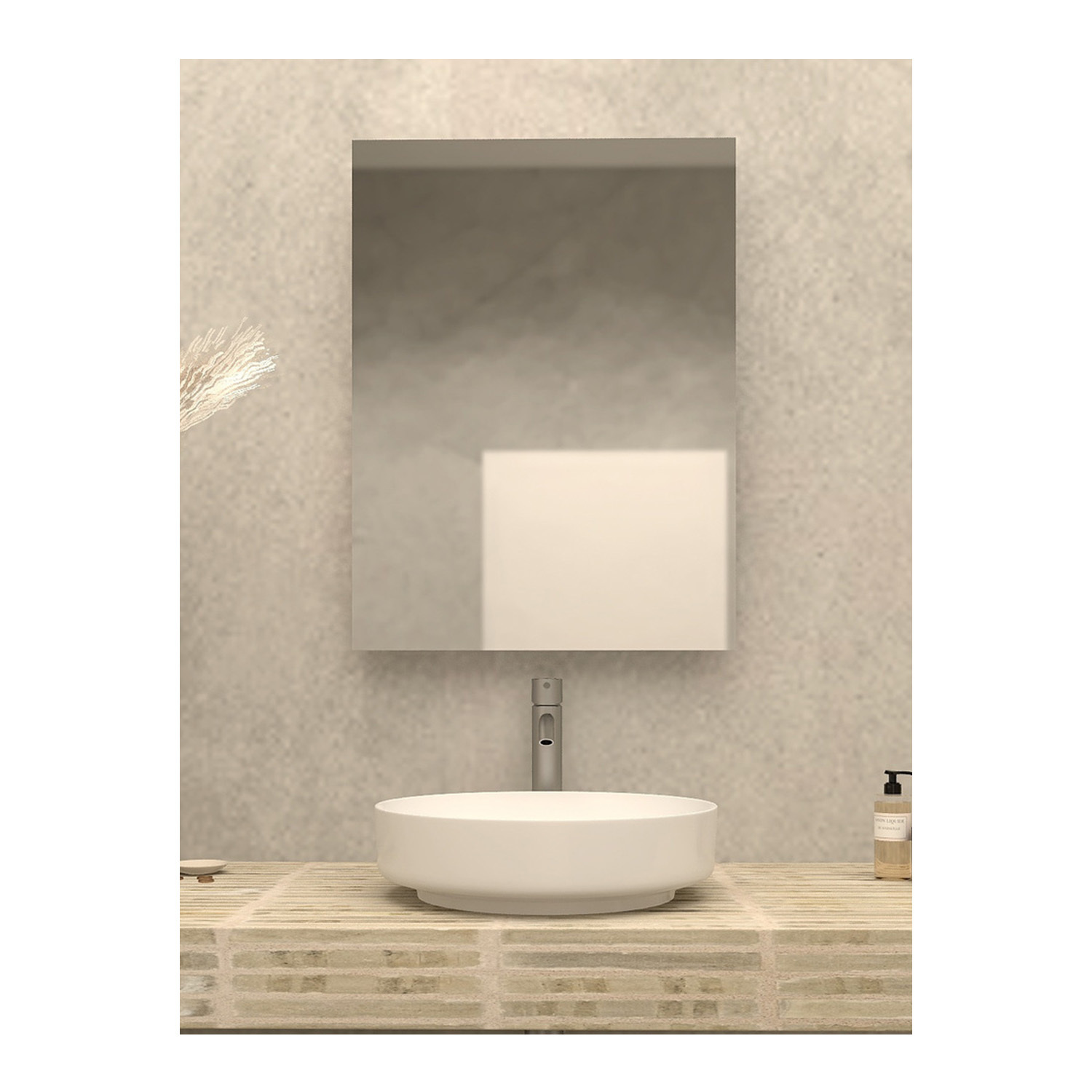 Lustro ścienne 50x100cm bez ramy prostokatne CLEAR