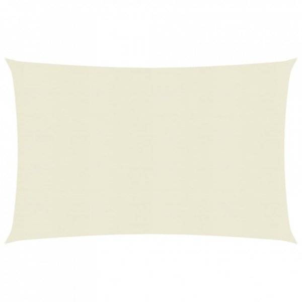 Żagiel przeciwsłoneczny, 160 g/m², kremowy, 2x3,5 m, HDPE