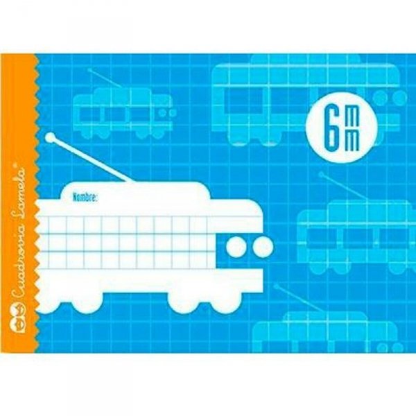 Notatnik Lamela 6X6 6MM 16 Kartki Kartki w kratkę 25 Sztuk Niebieski (25 Sztuk)