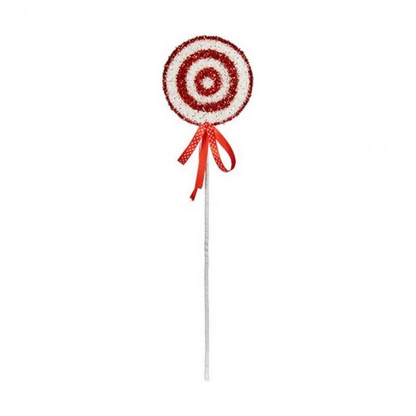 lizak dwustronny Czerwony Biały Plastikowy (15 x 3 x 59 cm)