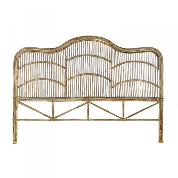 Zagłówek do łóżka DKD Home Decor Naturalny Rattan (178 x 4 x 128 cm)