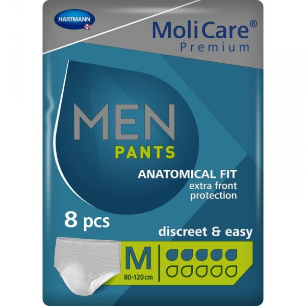 Klasyczne slipy Hartmann Molicare Premium Men Pants M 8 Sztuk