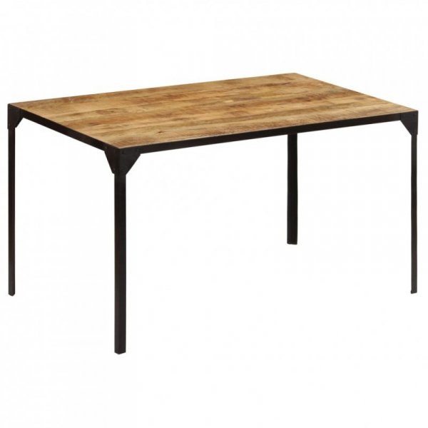 Stół jadalniany z litego drewna mango, 140 x 80 x 76 cm