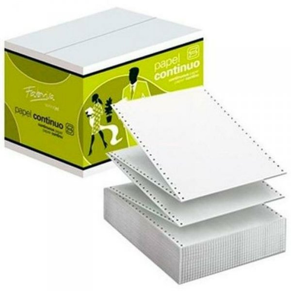 Ciągły Papier do Drukarki Fabrisa Biały