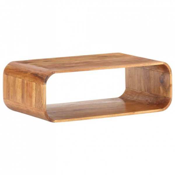 Stolik kawowy, 90 x 50 x 30 cm, lite drewno akacjowe