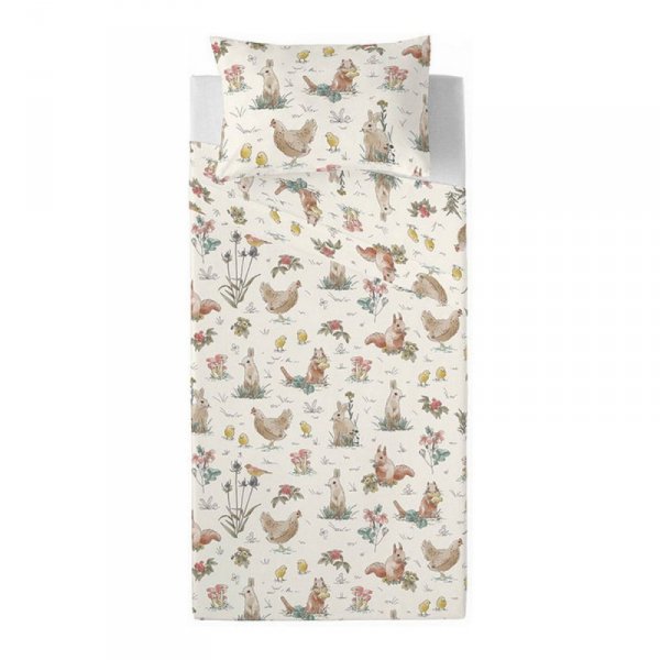 Górne prześcieradło Icehome Spring Field (Łóżko 105/110)