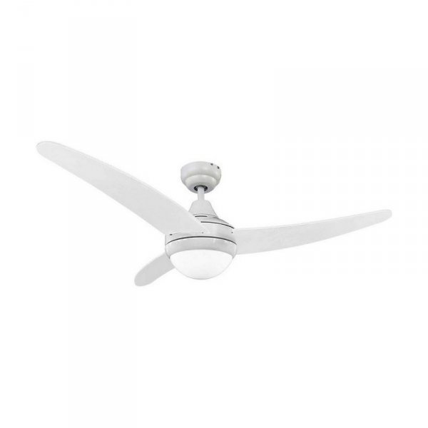 Wentylator sufitowy z oświetleniem EDM Egeo Biały 60 W