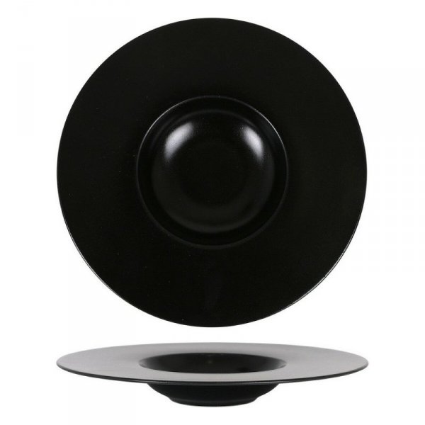 Talerz głęboki Inde Neat Czarny Porcelana Ø 30 cm