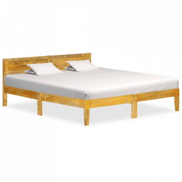 Rama łóżka z litego drewna mango, 180 cm