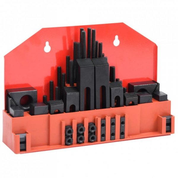 58-częściowy zestaw ścisków, stal, T, M8