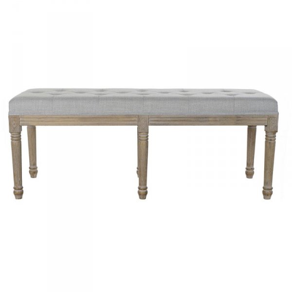 Taboret DKD Home Decor Szary (122 x 41 x 46 cm)