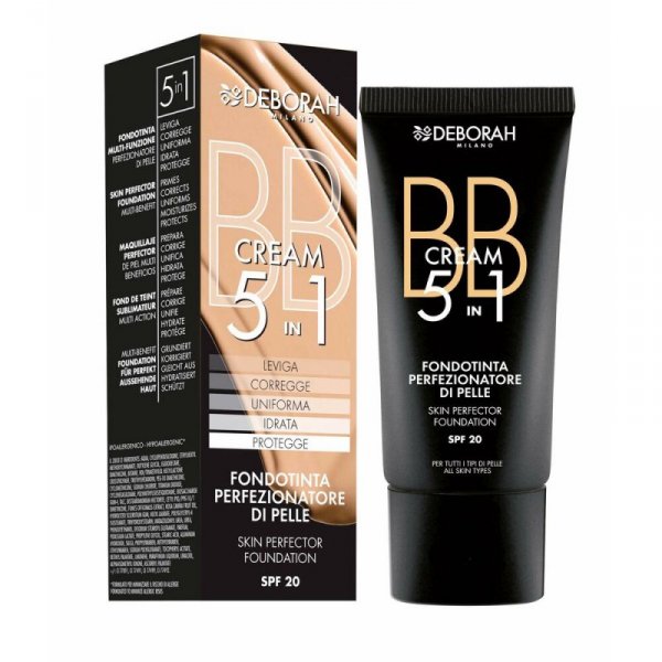 Kremowy podkład do makijażu BB Cream Deborah 5 w 1 Nº 5
