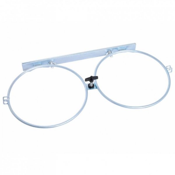 FLAMINGO, Uchwyt na miski dla psa, montowany na ścianie, 2x24cm, 43025