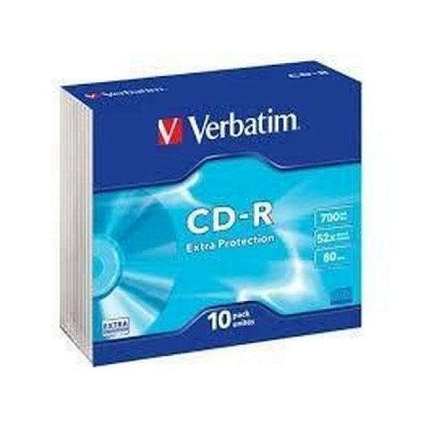 CD-R Verbatim CD-R Extra Protection 10 Sztuk 700 MB 52x