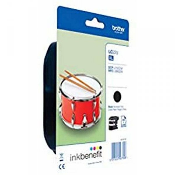 Oryginalny Wkład Atramentowy Brother LC-22UBK Czarny