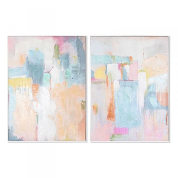 Obraz DKD Home Decor Abstrakcyjny (60 x 3 x 80 cm) (2 Sztuk)