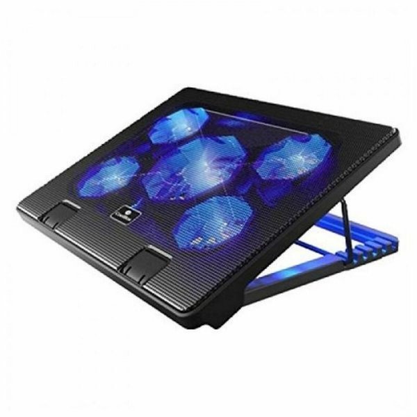 Podstawka chłodząca do laptopa CoolBox COO-NCP17-5BL 12"-17" Czarny