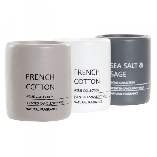 Świeca DKD Home Decor Loft (3 pcs) (9 x 9 x 11 cm)