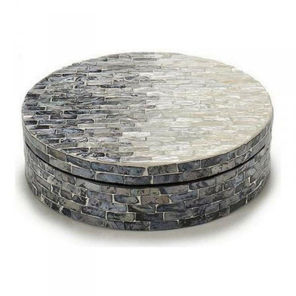 Pudełko Szary Palony (25,5 x 8 x 25,5 cm)