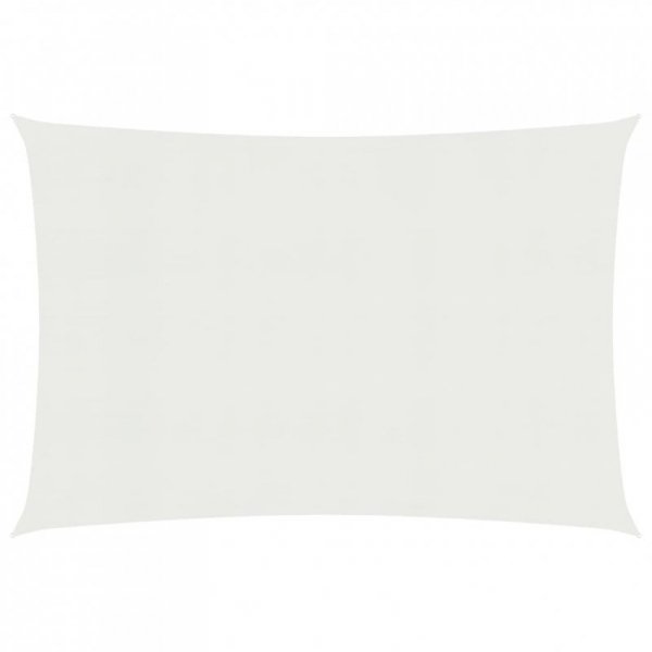 Żagiel przeciwsłoneczny, 160 g/m², biały, 2,5x4 m, HDPE